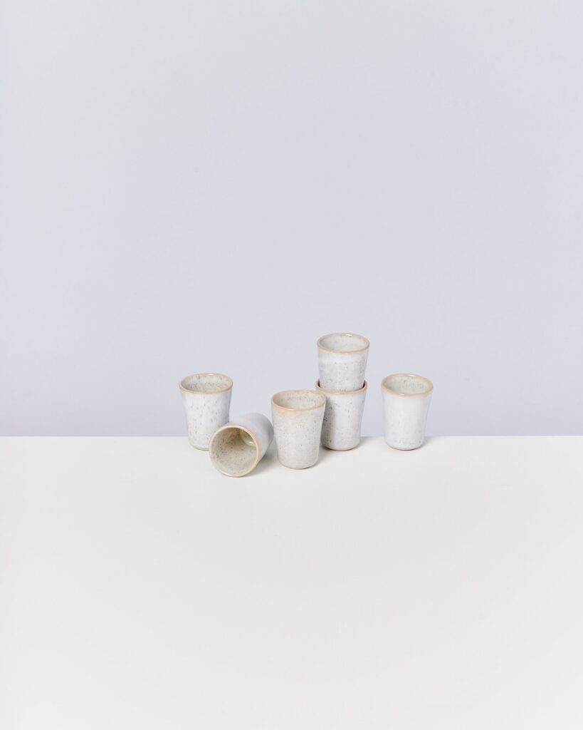 Everyday Rounded Sand Espresso Cup Set of Six