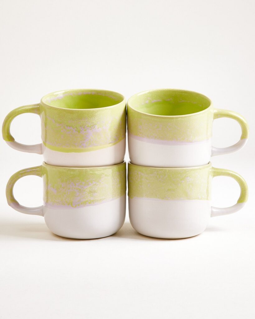 Everyday Lime Tea Cup Set of Four