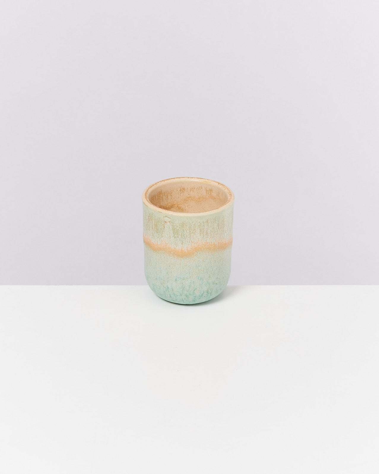 Everyday Apricot Mint Espresso Cup Set of Six