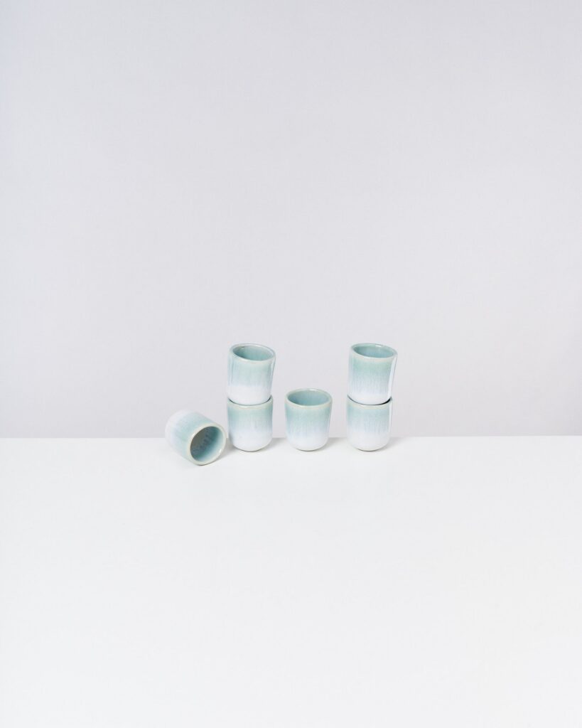 Everyday Mint White Espresso Cup Set of Six
